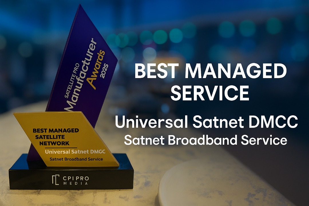 Universal Satnet Wins “Best Managed Service VSAT Network 2025”